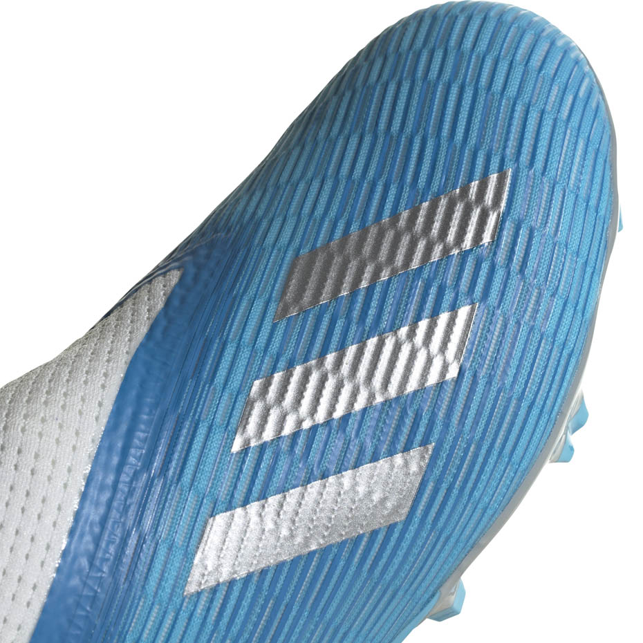 Buty piłkarskie adidas X 19.3 LL FG JUNIOR niebieskie EF9114 - obrazek 3