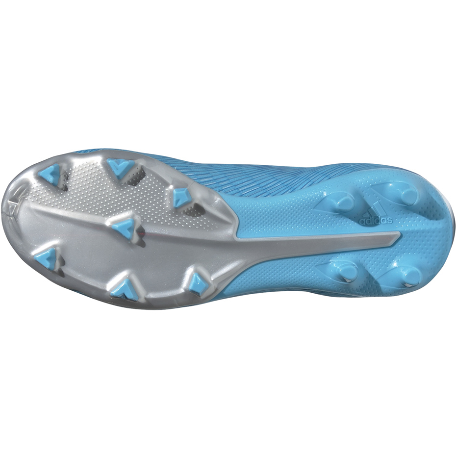 Buty piłkarskie adidas X 19.3 LL FG JUNIOR niebieskie EF9114 - obrazek 7