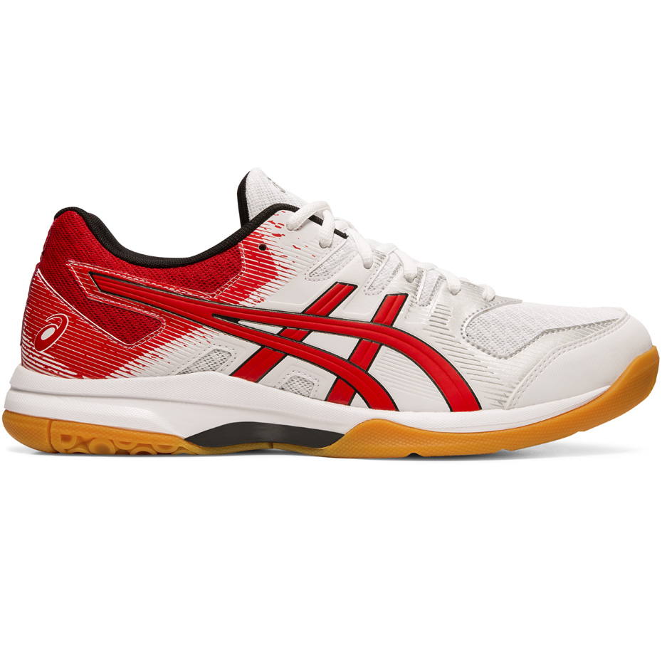 Buty męskie do siatkówki Asics Gel Rocket 9 biało czerwone 1071A030 101
