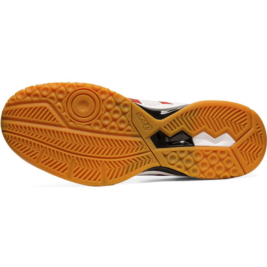 Buty męskie do siatkówki Asics Gel Rocket 9 biało czerwone 1071A030 101 - obrazek 7