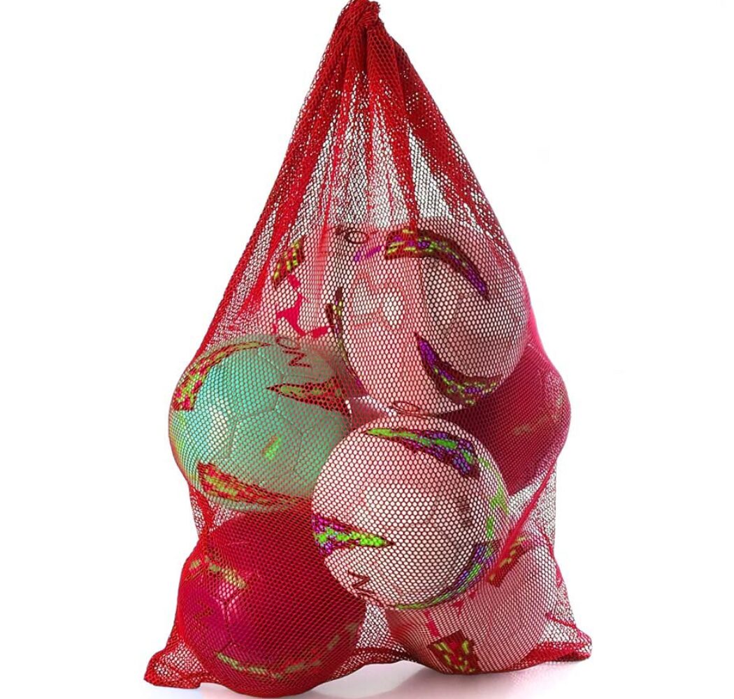 Siatka na 14 piłek NO10 czerwona BCB2-3442