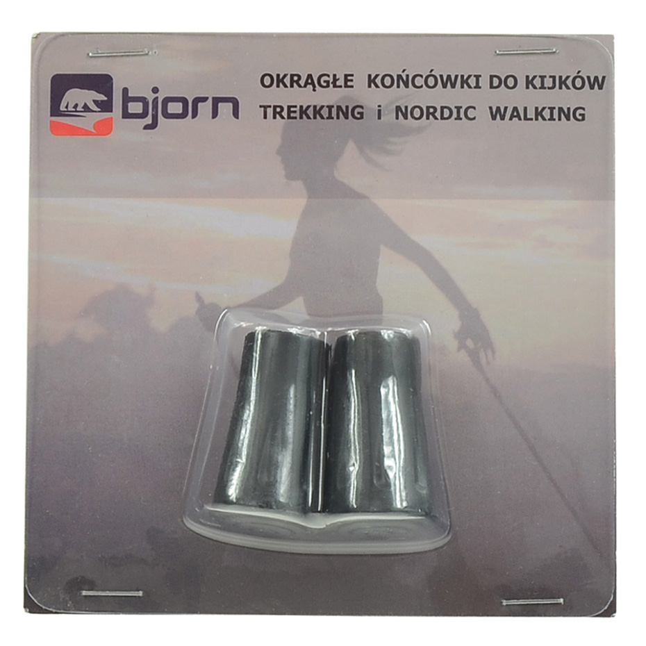 Końcówki do kijków trekkingowych Bjorn okrągłe 1173 2szt T5 - obrazek 2