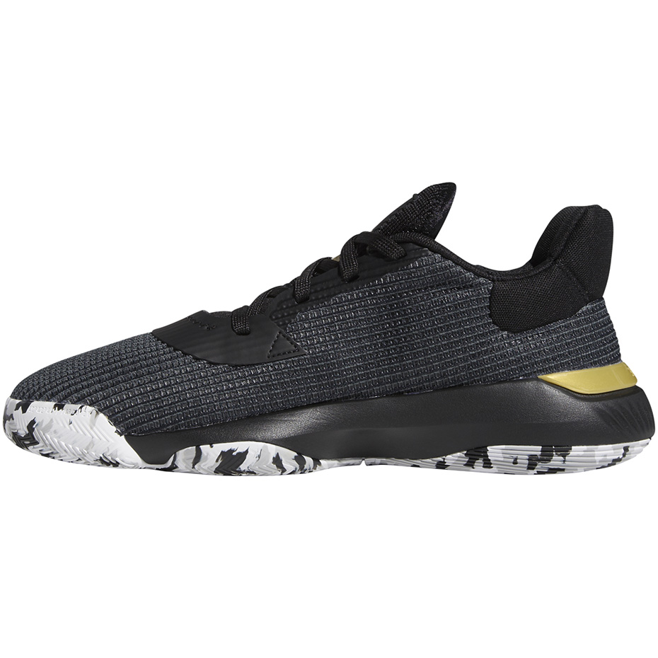 Buty męskie adidas Pro Bounce 2019 Low czarno-białe EF0469 - obrazek 3
