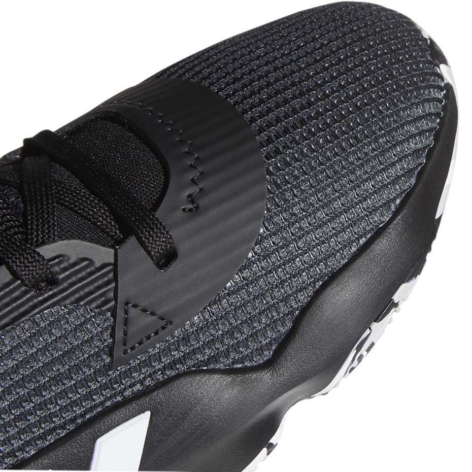 Buty męskie adidas Pro Bounce 2019 Low czarno-białe EF0469 - obrazek 4