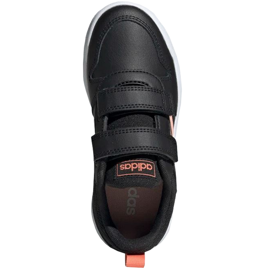 Buty dla dzieci adidas Tensaur C czarno-pomarańczowe EF1099 - obrazek 2