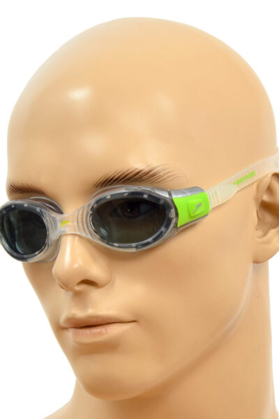 OKULARY PŁYWACKIE SPEEDO FUTURA BIOFUSE JR czarno/zielone 37239