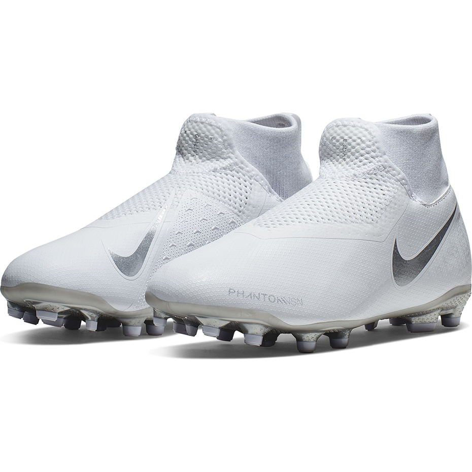 Buty piłkarskie Nike Phantom VSN Academy DF FG/MG JR AO3287 100 - obrazek 4