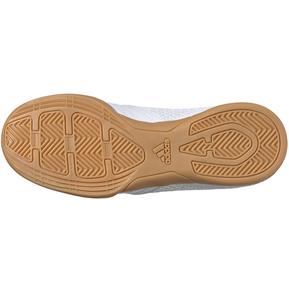 Buty piłkarskie adidas Predator 19.4 IN Sala JUNIOR biało-niebieskie EG2829 - obrazek 7