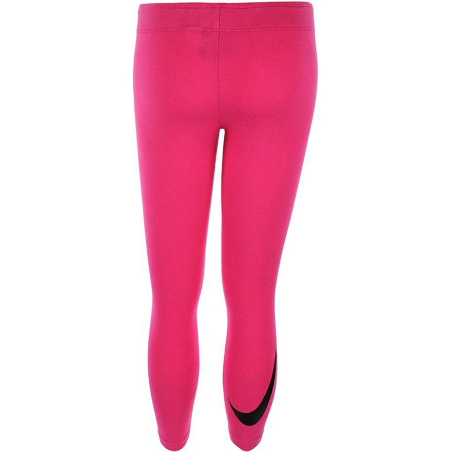 Legginsy dla dzieci Nike G NSW Tight Club Logo różowe 844965 615 - obrazek 2