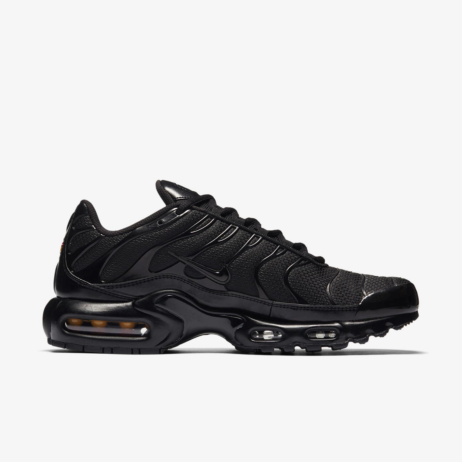 Buty Nike Air Max Plus Czarne Triple Black 604133-050 - obrazek 2