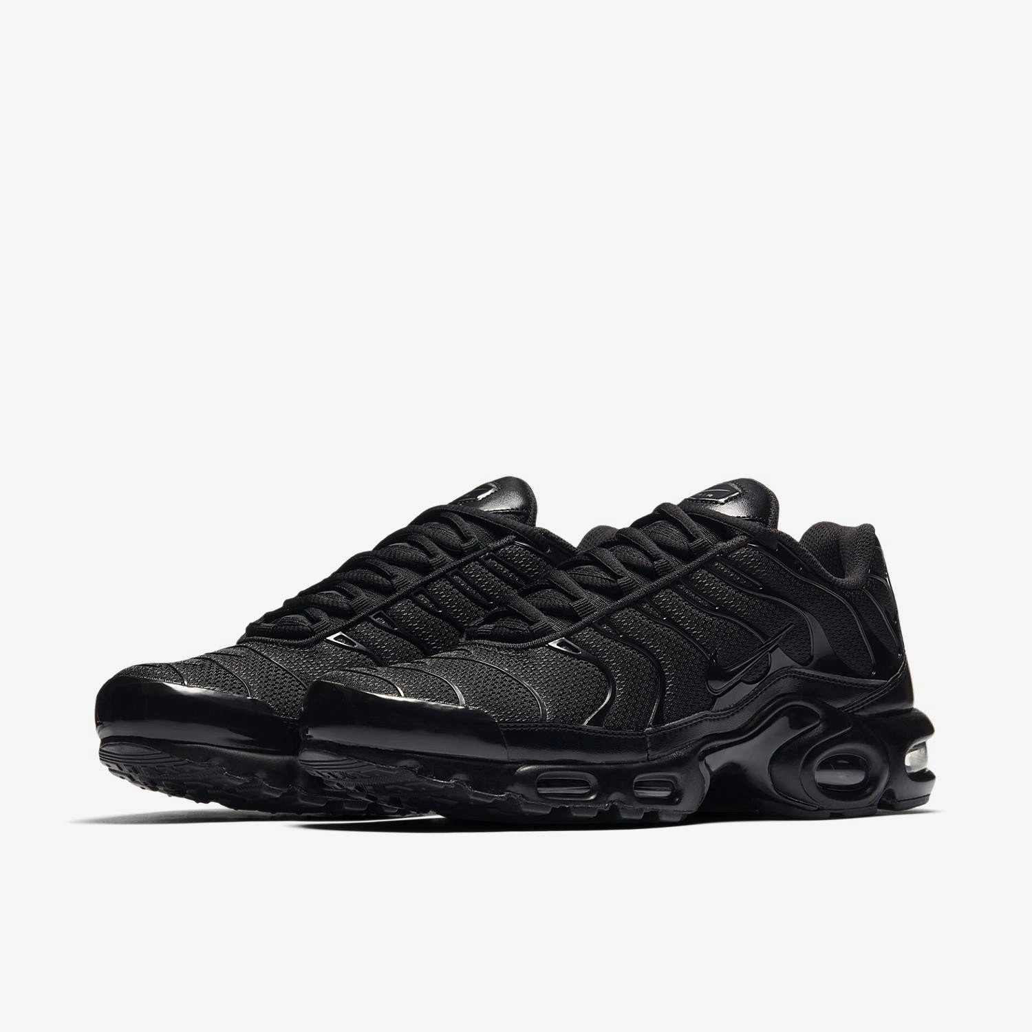 Buty Nike Air Max Plus Czarne Triple Black 604133-050 - obrazek 3