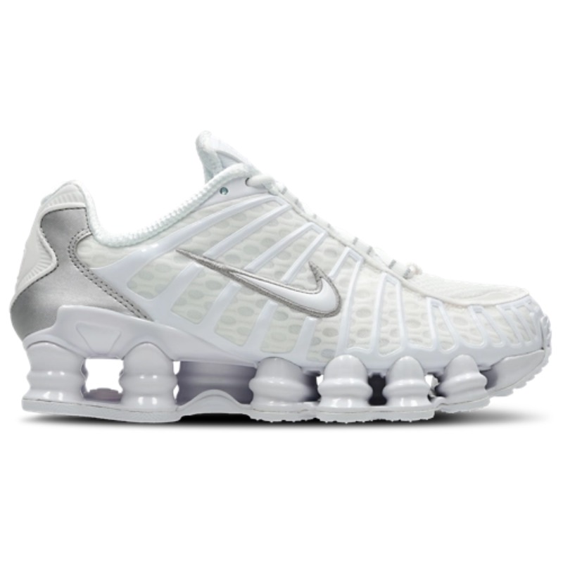 Buty Nike Shox TL Białe White Metallic Silver AR3566-100